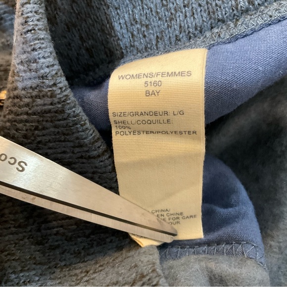 Woolrich Mini Skirt Blue Marled Knit Fleece Lined Hiking Skirt Women’s S… - Picture 13 of 13